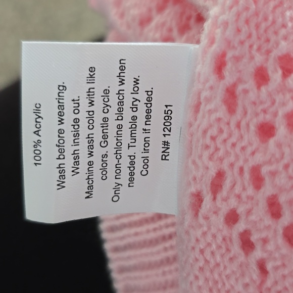 JUMPING BEANS BRAND TODDLER GIRLS PINK FRONT BUTTON CARDIGAN SIZE 2T - Picture 10 of 10